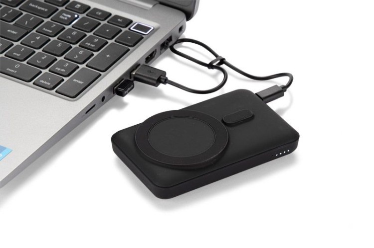 Power bank VELOCE 10000 mAh czarny z logo