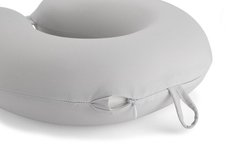 Poduszka podróżna w etui OPI szary z logo