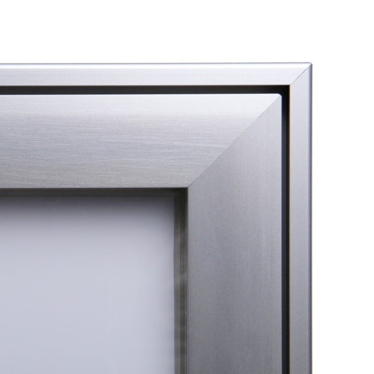 SCS 12xA4 Magnetic Display Case 88x92 cm Closed with a Key for Indoor Use, Indoor and Outdoor Display Cabinet, Advertising Display Case, Information Display Case, Notice Board, Information Board