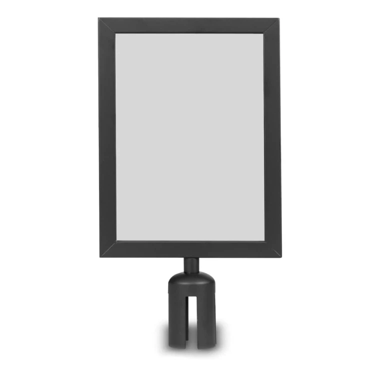 Dwustronna ramka A4 na słupek typu P-EXTBE - czarna