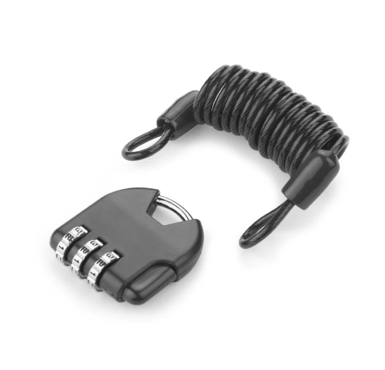 Kłódka ADO czarny z logo
