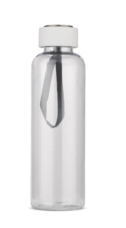 Butelka CLEAR 500 ml biały z logo
