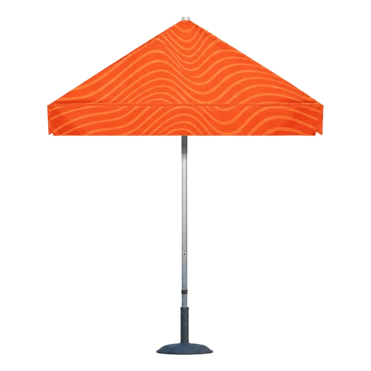 Parasol gastronomiczny 2x2 - kwadrat z indywidualnym nadrukiem ogrodowy barowy parasol restauracyjny piwny handlowy parasol hotelowy parasol reklamowy