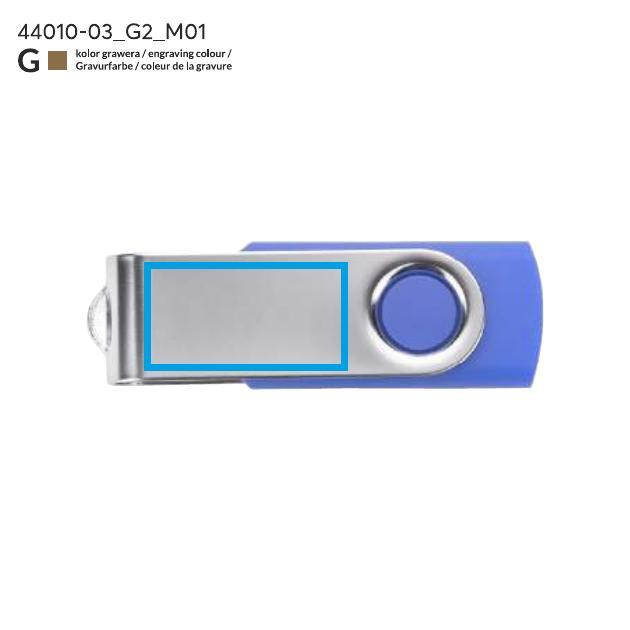 Pamięć USB TWISTER 4 GB niebieski