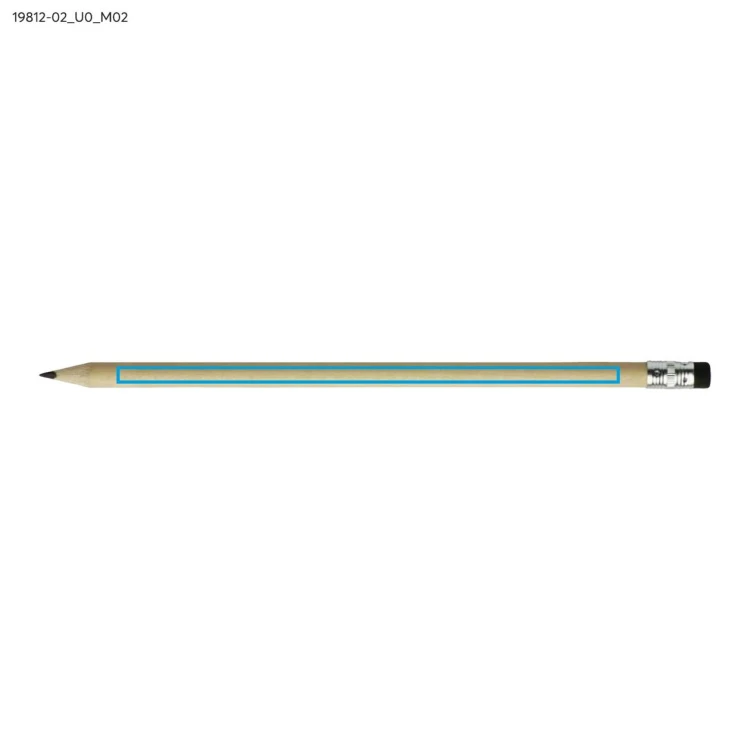 Ołówek z gumką STUDENT czarny