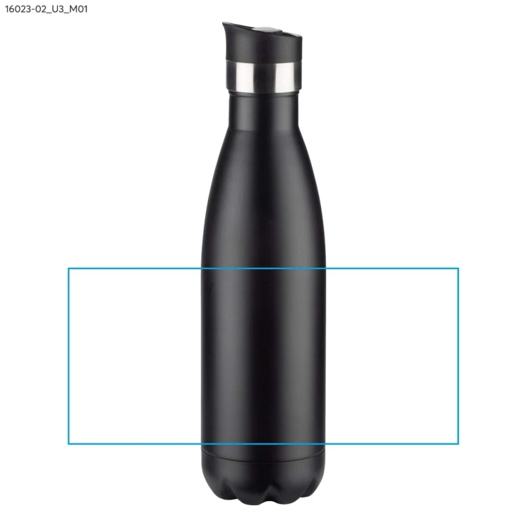 Butelka termiczna BURN 530 ml czarny