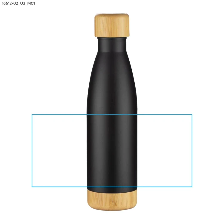 Butelka termiczna TILLI 500 ml czarny