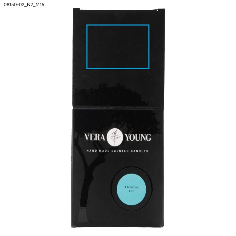 Świeca sojowa 220g - Norwegian Woods (Christmas tree) - VERA YOUNG czarny