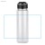 Butelka rPET RELITO 650 ml czarny