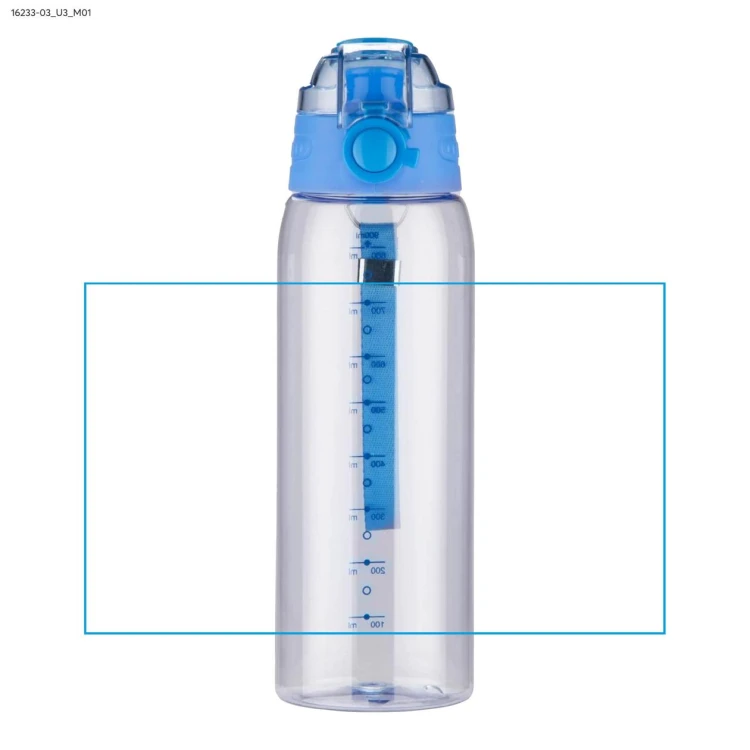 Bidon z miarką 900 ml KOLTER niebieski