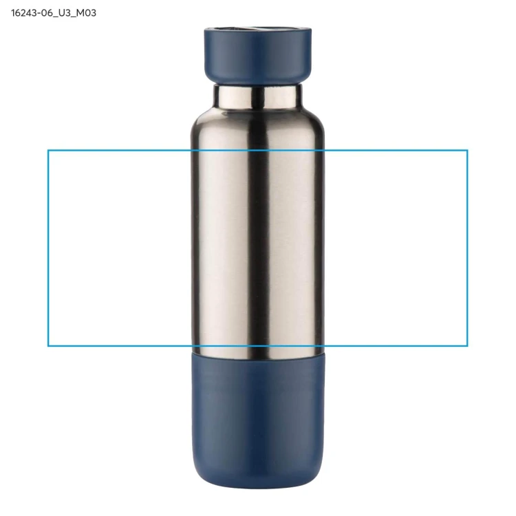 Butelka termiczna ze smyczką RON 500 ml granatowy