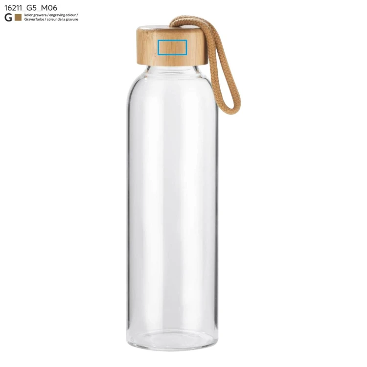 Butelka szklana VIDO 560 ml przezroczysty