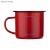 Kubek emaliowany EMAL 300 ml czerwony z logo