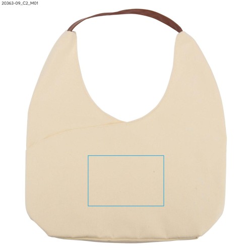 Torba bawełniana TASKE 280 g brązowy z logo