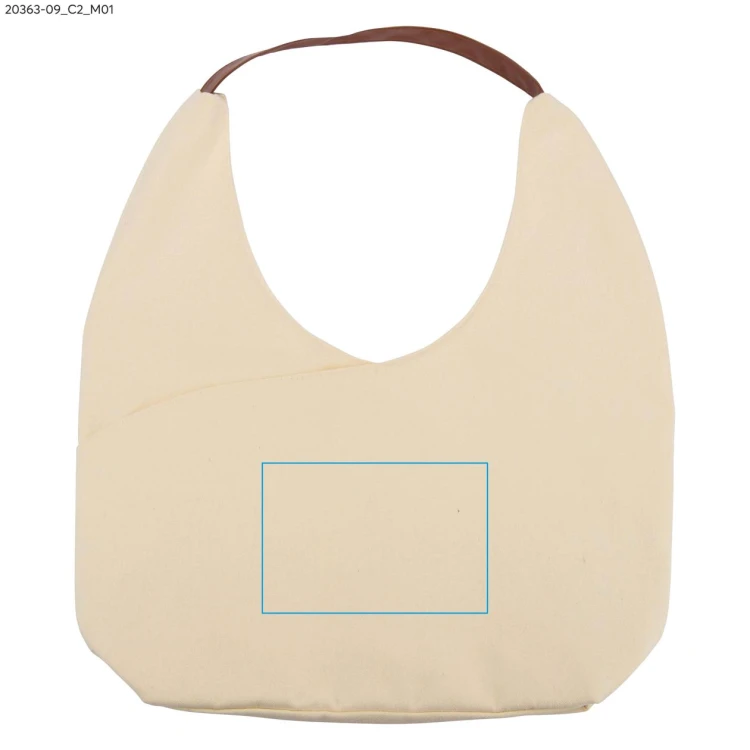 Torba bawełniana TASKE 280 g brązowy z logo