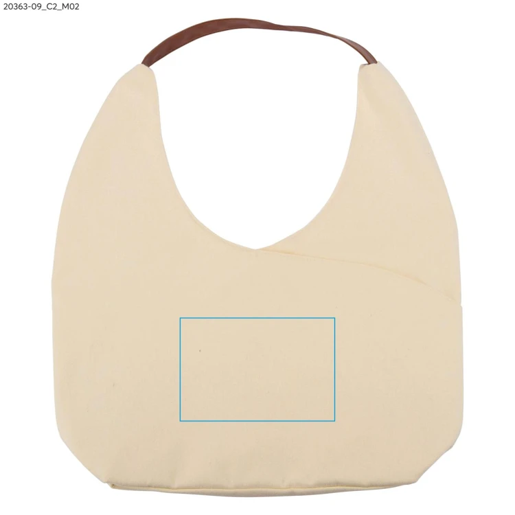 Torba bawełniana TASKE 280 g brązowy z logo