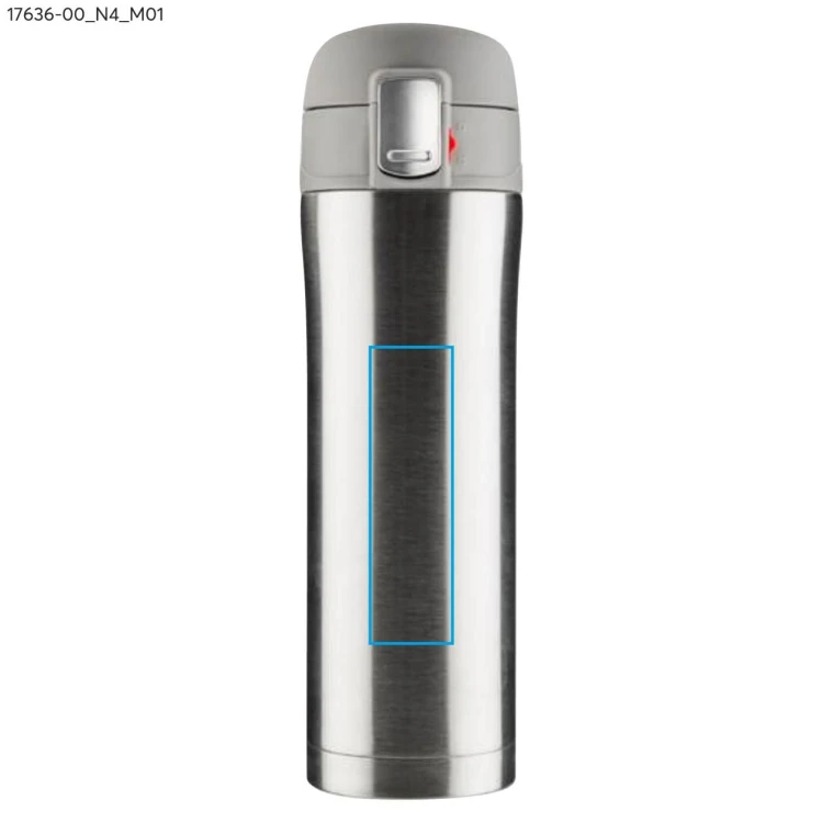 Kubek termiczny LOCK 440 ml srebrny