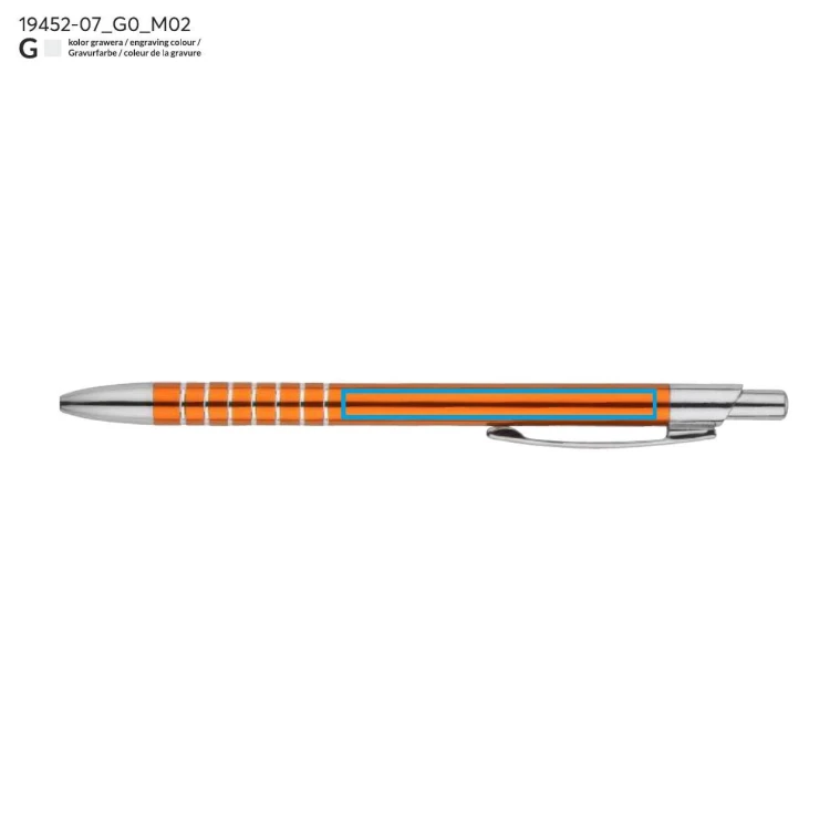 Długopis RING pomarańczowy