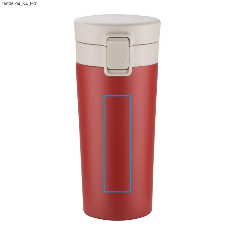 Kubek termiczny STAR 350 ml czerwony