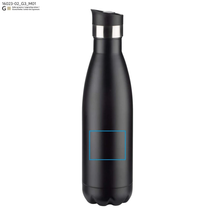 Butelka termiczna BURN 530 ml czarny