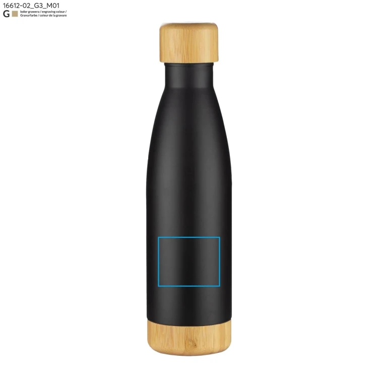 Butelka termiczna TILLI 500 ml czarny