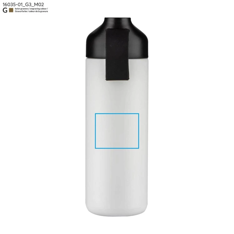 Butelka termiczna ELSA 600 ml biały