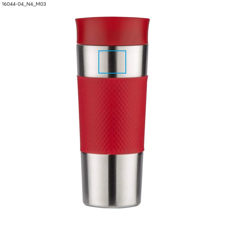 Kubek termiczny RONDE 420 ml czerwony