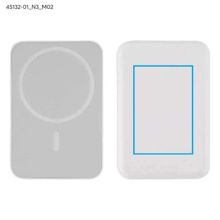 Power bank PRESTI 5000 mAh 18W biały