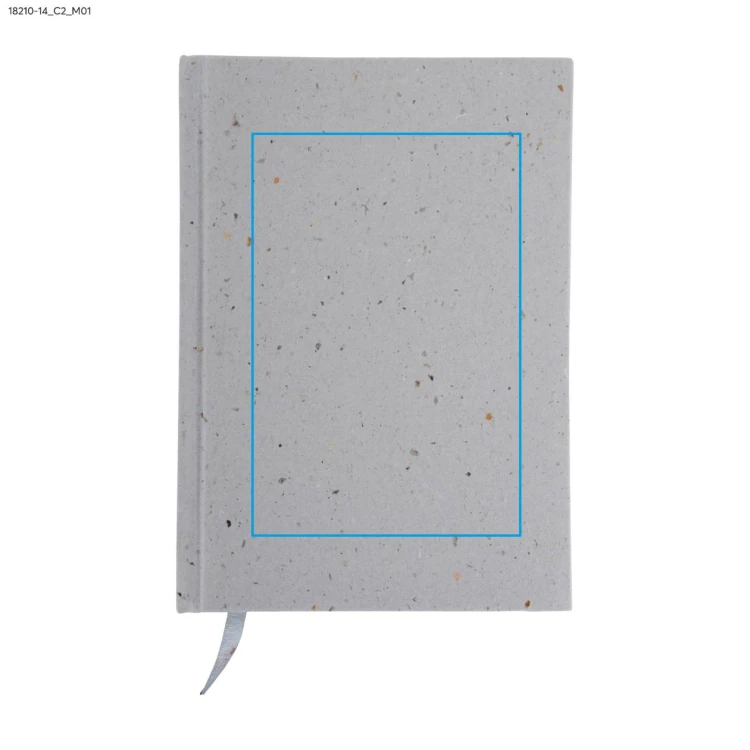 Notes KOFE A5 popielaty (szary) z logo