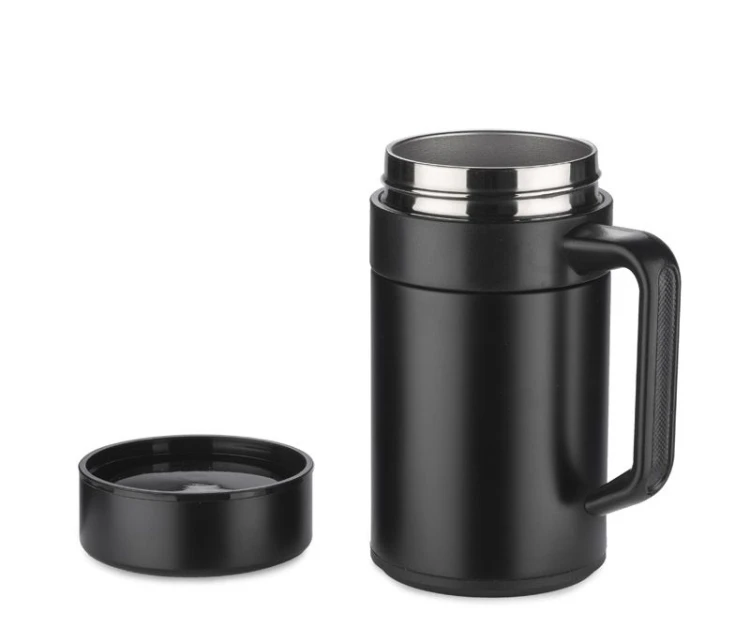 Kubek termiczny BOSSKI 400 ml czarny z logo