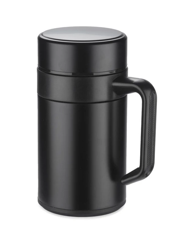 Kubek termiczny BOSSKI 400 ml czarny z logo