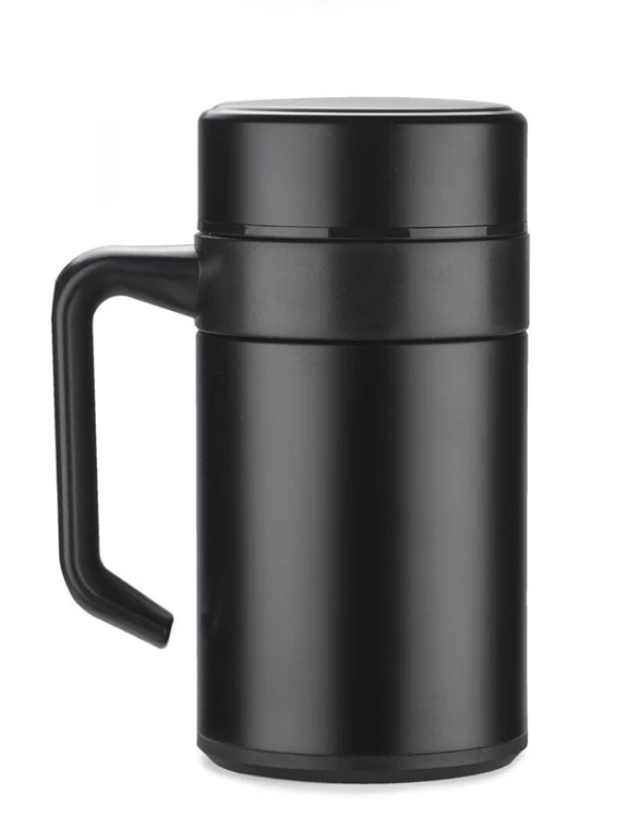 Kubek termiczny BOSSKI 400 ml czarny z logo