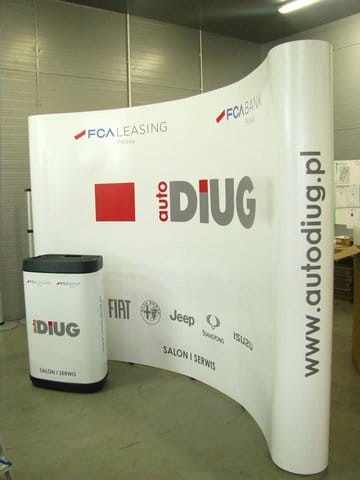 Pop-up premium set - arch wall 3 x 2.2 m + case with one-sided print