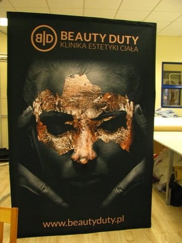 Straight Hop-Up Stand 1,5 x 2,3 m with a single-sided printout