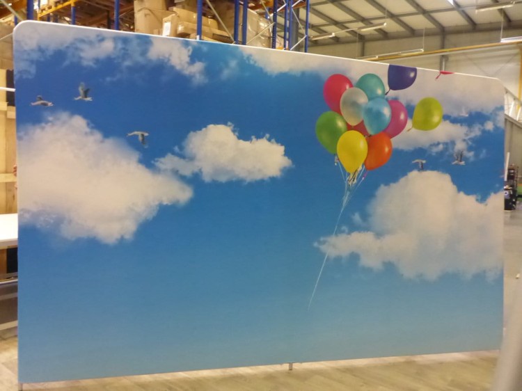 Straight Fabric Banner Stand - 400 x 240 cm