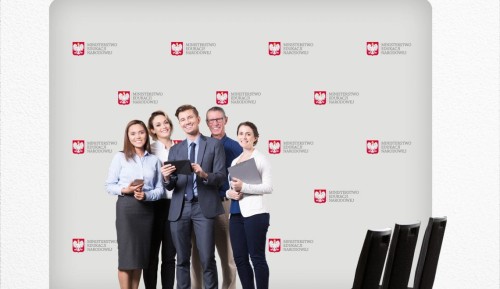 Advertising Wall for Elections 3 x 2.4 m Straight Fabric Backwall with a Printout