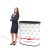 Conference Stand for Elections Arched with Graphics