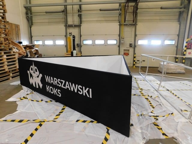 Oval Fabric Hanging Banner