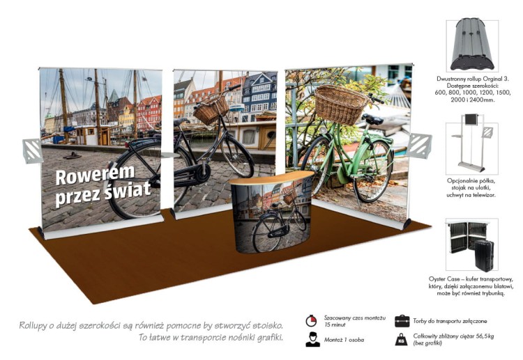 15m2 Bike exhibition set