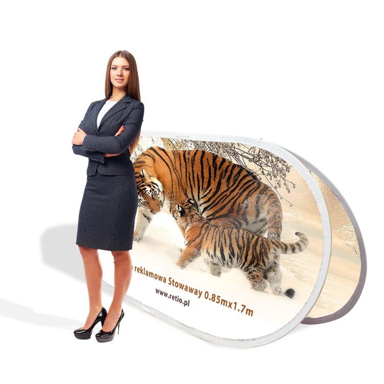 Stowaway fabric stand