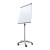 Magnetic Flipchart SCRITTO® Vario 68 x 100 cm, Stand with a Magnetic Dry-wipe Board, Mobile Flipchart, Stand with a Writing Board on Wheels with Adjustable Height