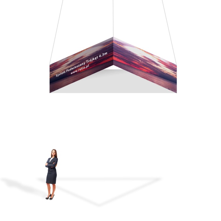 Triangle Fabric Hanging Banner