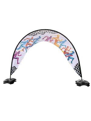 External Arched Gate, 4m, with a single-sided print