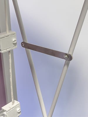 Hybrid counter illuminated with LED