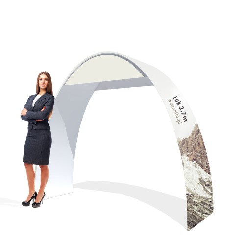Fabric Arch 2.7 m with two-sided printing
