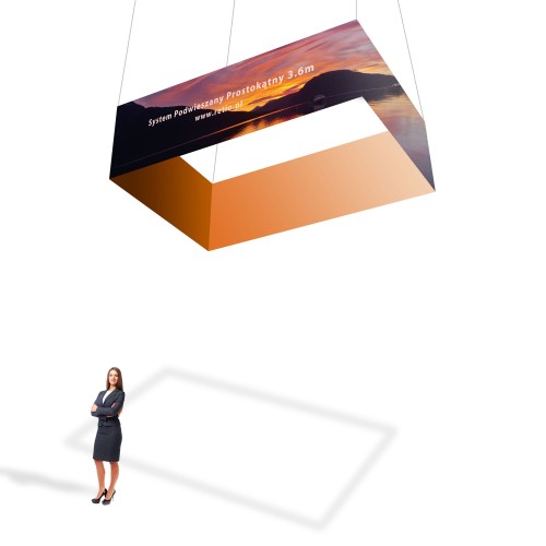 Rectangular Fabric Hanging Banner