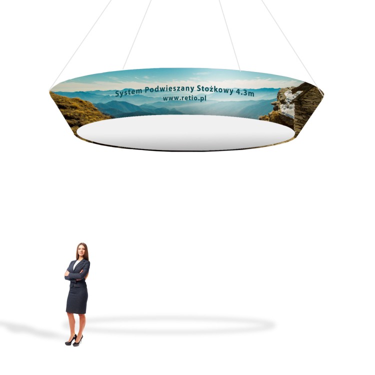 Tapered Hanging Banner