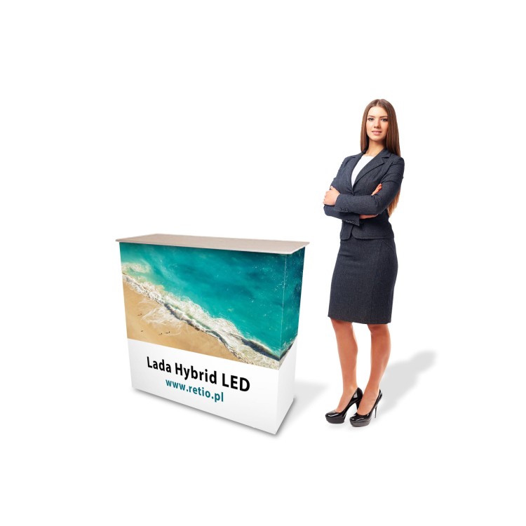 Illuminated Counter Table Hybrid LED