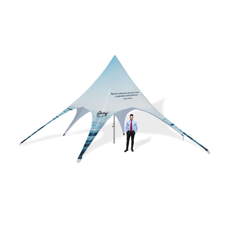Star Advertising Tent 10x5m with Individual Print