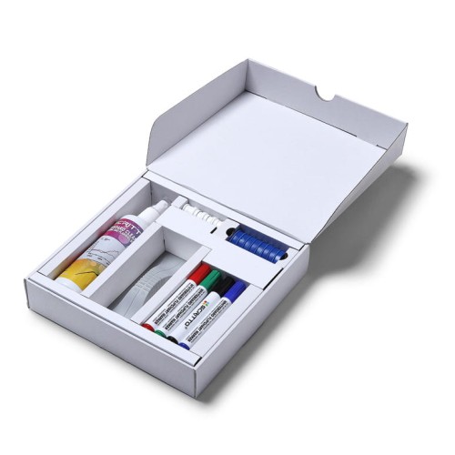 SCRITTO® Accessories Set for Whiteboards - Markers + Magnets + Cleaning Liquid + Magnetic Sponge for Cleaning the Whiteboard - HIGH QUALITY